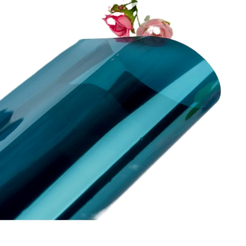 

10m Sun Protection Silver Window Film One Way Mirror Reflective Solar Tint Pravicy Anti-UV Self-adhesive Glass Building Color