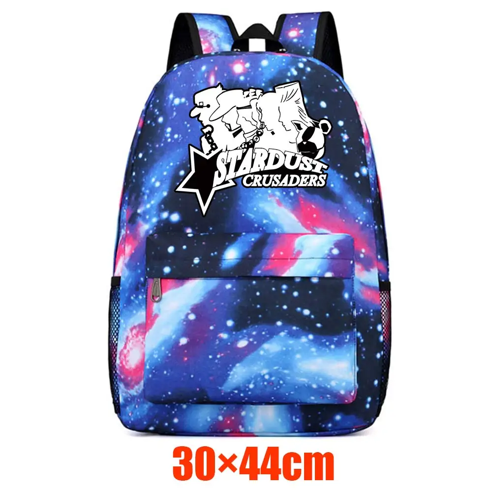 

Anime Jojo's Bizarre Adventure Canvas Backpack Packsack Mochila Schoolbag High Quality Teenger Unisex Student Travel Laptop Bag