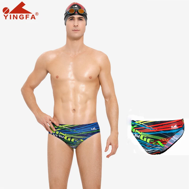

Мужской купальный костюм Yingfa 2020, купальные костюмы для мальчиков Maillot De Bain, шорты-боксеры, плавки, устойчивые к хлору трусы
