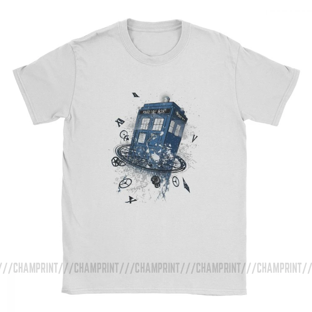 Мужская футболка Breaking The Time новинка футболки с коротким рукавом и круглым вырезом