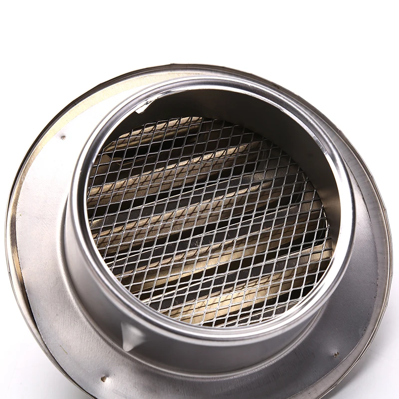Stainless Steel Wall Ceiling Air Vent Ducting Ventilation Exhaust Grille Cover Outlet Heating Cooling Cap Waterproof Design |