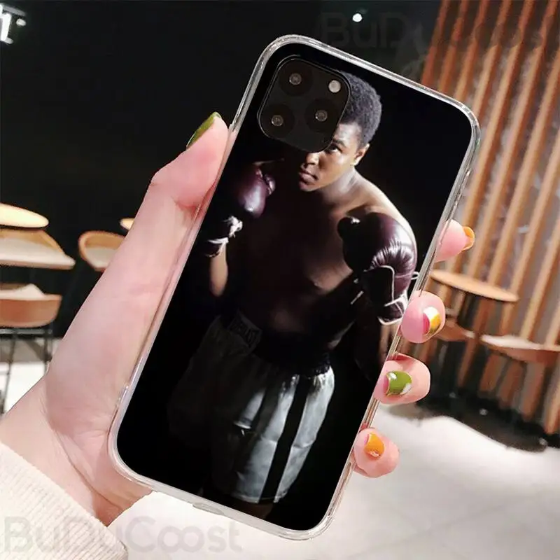 

Boxing King Ali Fashion Boutique DIY Phone Case For iphone 11 Pro11 Pro Max X 8 7 6 6S Plus 5 5S SE cass
