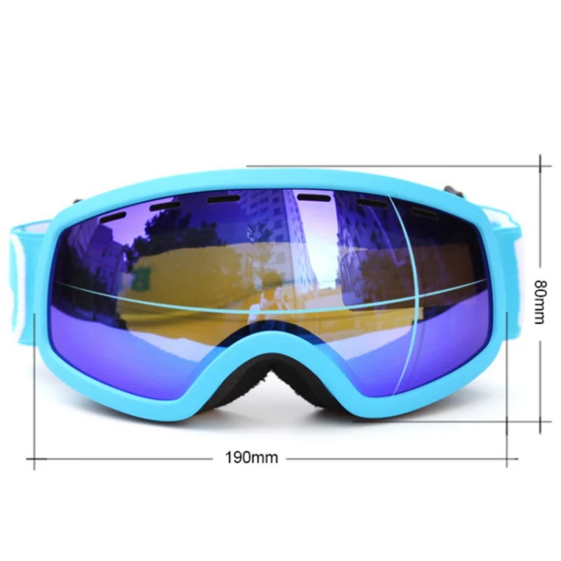 

Outdoor Sports Children Ski Goggles Double Anti - Fog Glasses Girls Boys Large Ball Accessories Tools