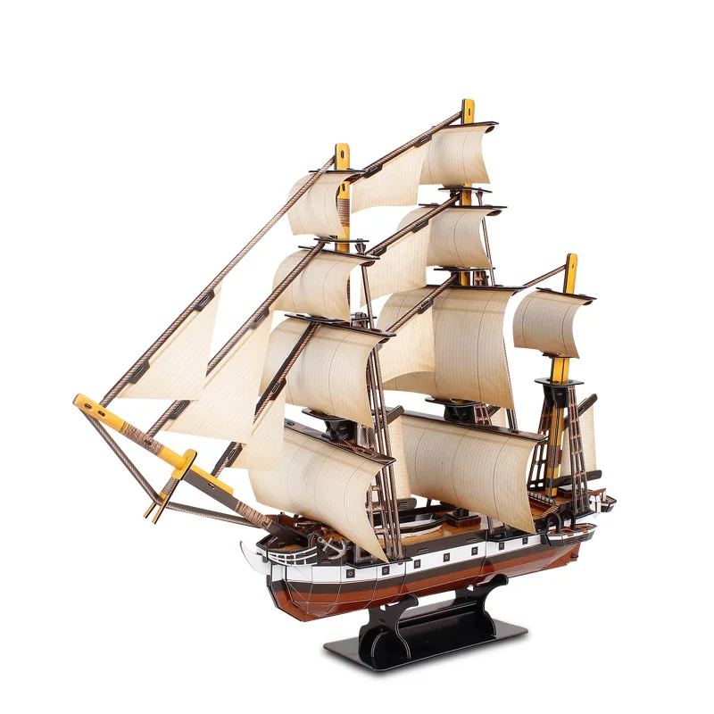 3D пазл candice guo бумажная модель сборная игрушка ручная работа английский HMS beagle