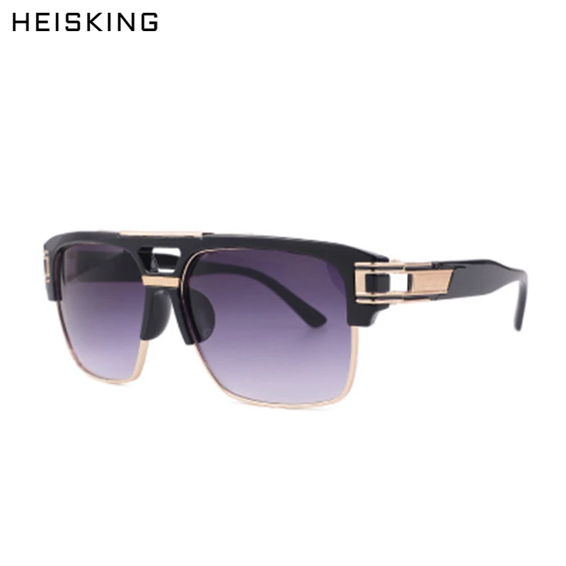 Солнечные очки HEISKING в винтажном стиле для мужчин и женщин роскошные брендовые