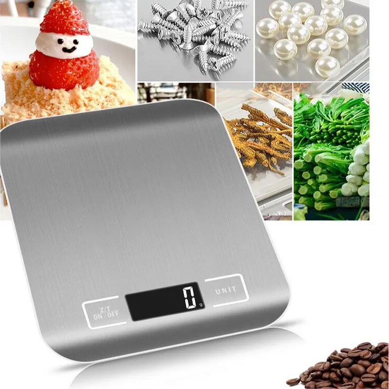 

Household Kitchen Scale 5Kg 1g Food Diet Baking Scale Balance Measurement Tool LCD Digital Electronic Weighing Scale