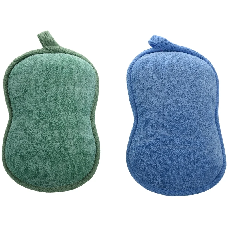 BabaMate натуральный бамбук детские мочалка-2 шт. в упаковке-очень мягкий и