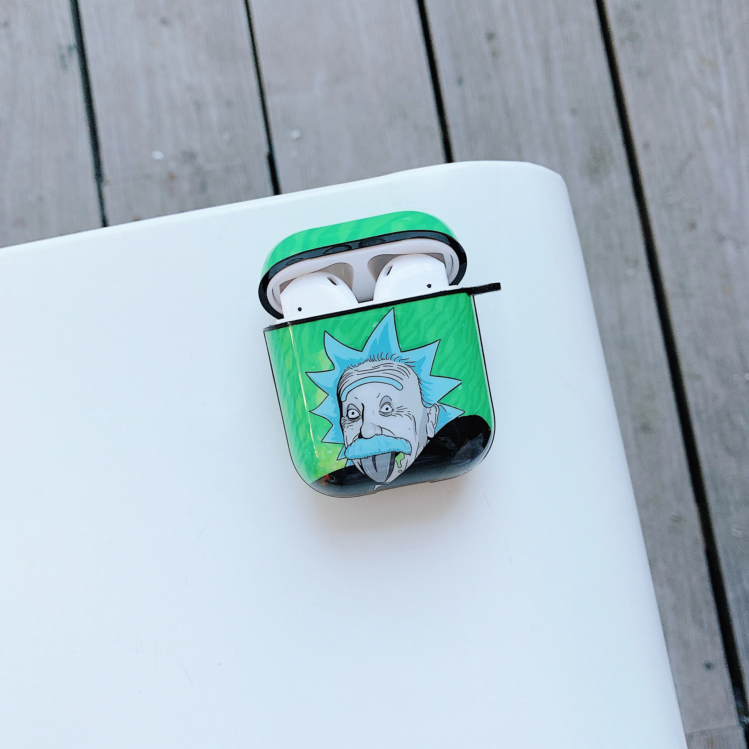 Для airpods pro Чехол с принтом Рик и Морти ученый, мягкий силиконовый чехол для Apple Airpods 1/2/3 крышка Беспроводной Bluetooth наушники чехол