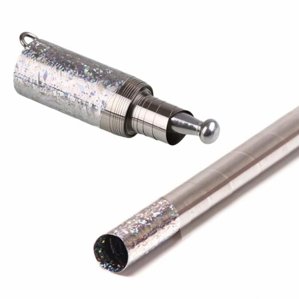 1 шт. 120 см длина появляющаяся трость Серебряная кадушка металлические Волшебные