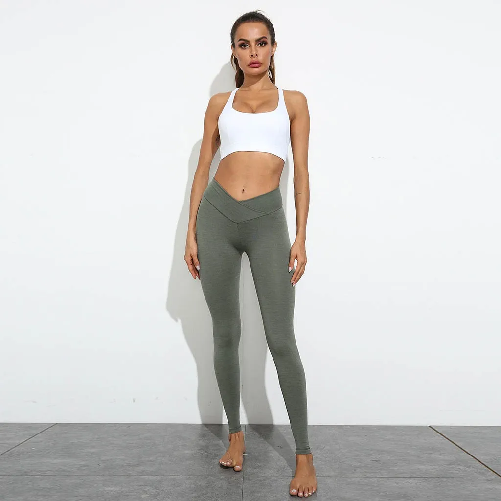 

Leggings High Quality High Waist Push Up Elastic Casual Leggings Fitness Women Sexy Pants Bodybuilding Clothing Stretch Pants