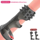 Кольцо на пенис с двойным проникновением, кольца на пенис для взрослых секс-игрушки для мужчин, силиконовые удлинители на многоразовые насадки на пенис, Мужской пояс верности