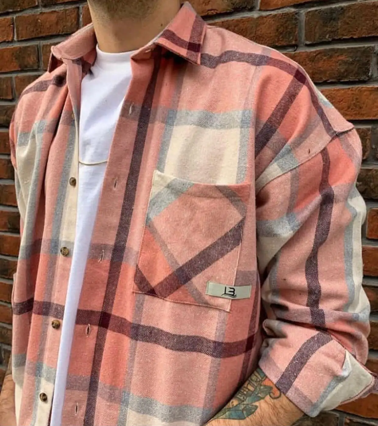 

Men Lumberjack Shirt 2021 Brand New Casual Fit Regular Multicolor Cotton Gentlemen Stylish Free Shipping