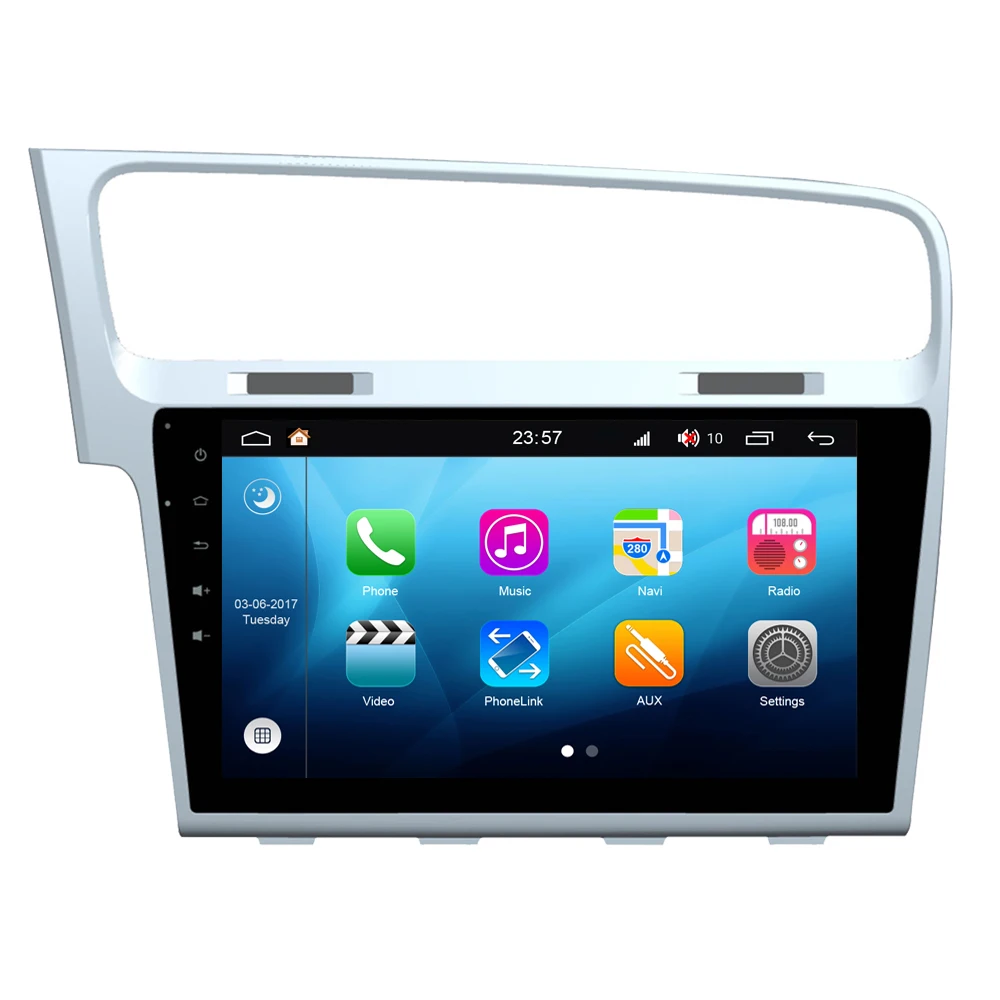 RoverOne Android 8 0 Автомобильный мультимедийный плеер для VW Golf 7 Mk7 Golf7 2013 2014 Авторадио
