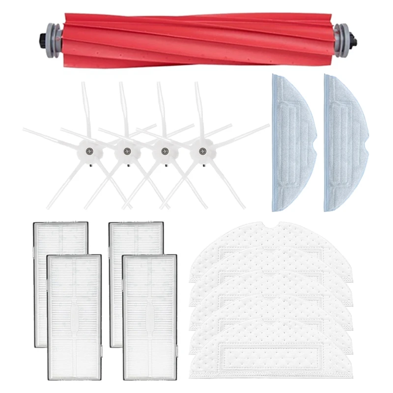 

For Xiaomi Roborock T7S S7 T7S Plus Disposable Mop Rag,Main Brush,Hape Filter Mopping Cloth Robot Vacuum Cleaner