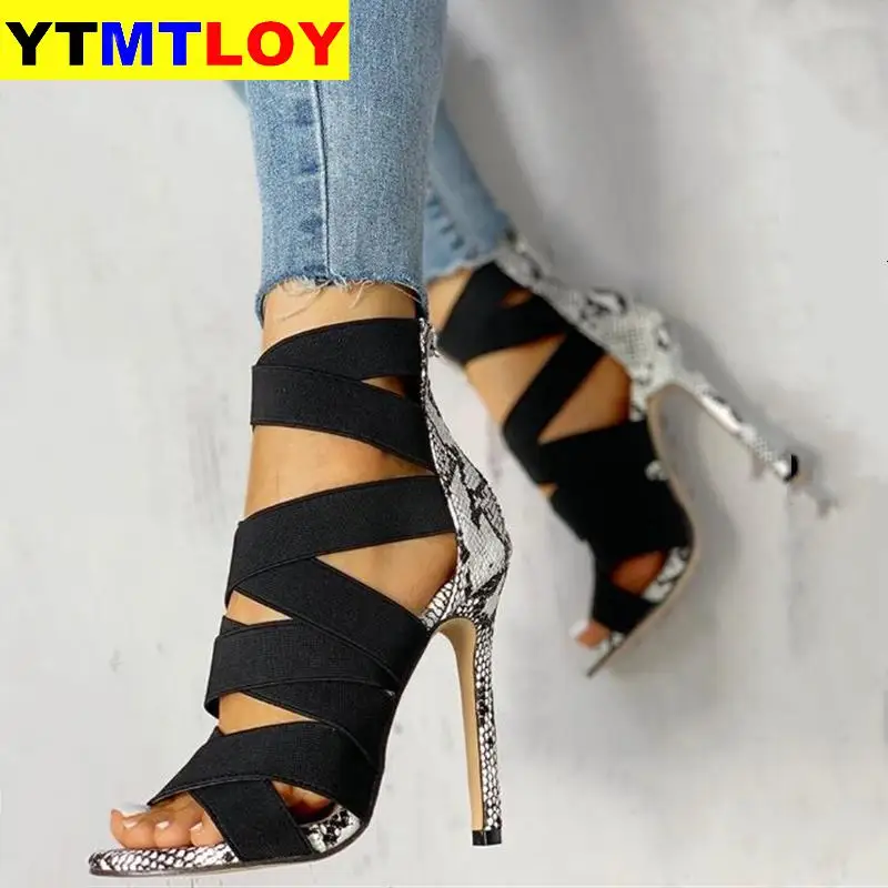 Змеиной кожи женская летняя обувь женские туфли лодочки высокого шпильки с