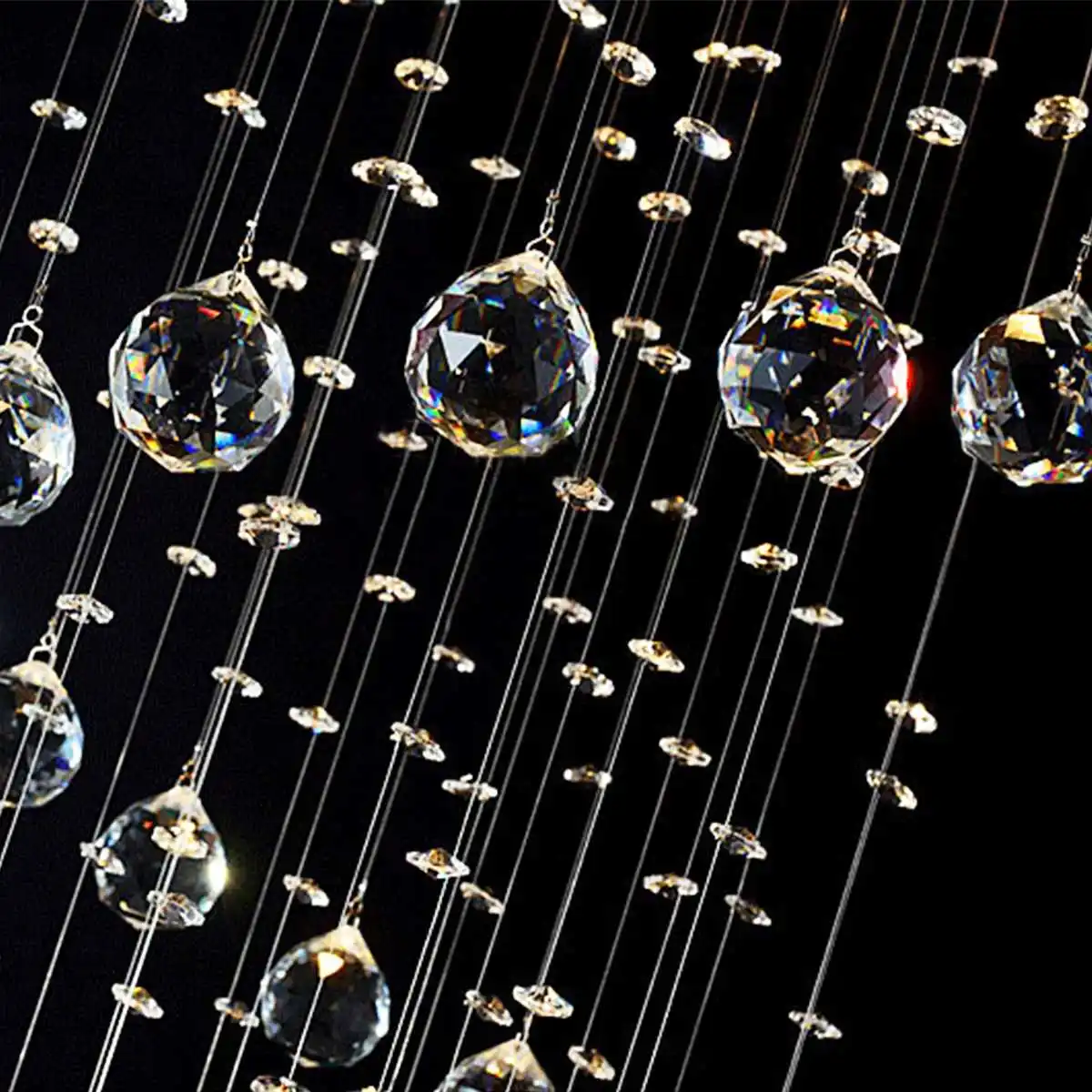 en Ucuz 100cm Modern LED çift Spiral Kristal Avize Aydınlatma Fuaye Merdiven Merdiven Yatak Odası Otel Salonu Asılı Süspansiyon Lambası