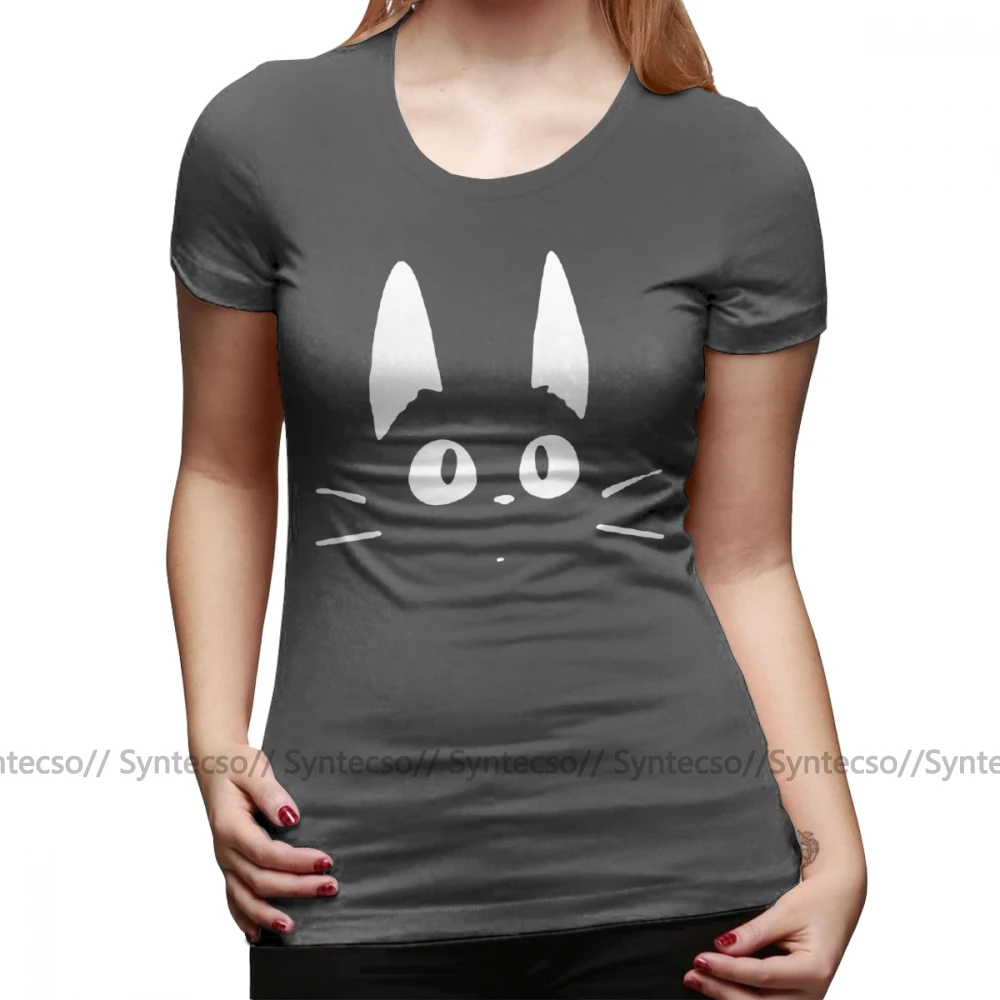 Футболка Chat Jiji Kiki S хлопковая повседневная женская футболка с коротким рукавом и