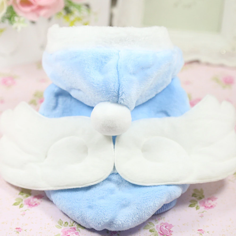 Фланелевая одежда для щенка Little angel зимняя котенка костюм Французского бульдога