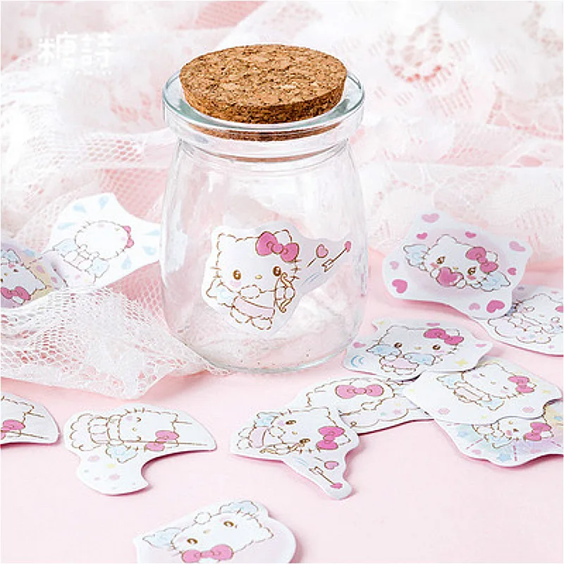 Горячая Распродажа Kawaii Кэти мягких конфет канцелярские наклейки планировщик для