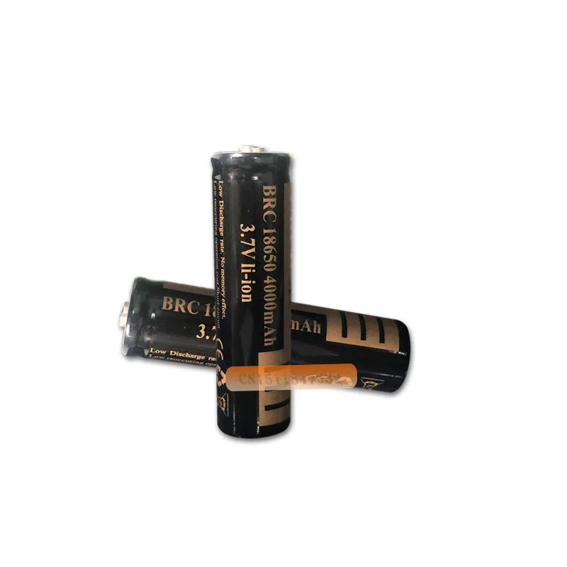 2 шт 18650 4000mAh 3,7 v литий-ионная аккумуляторная батарея+ умное зарядное устройство