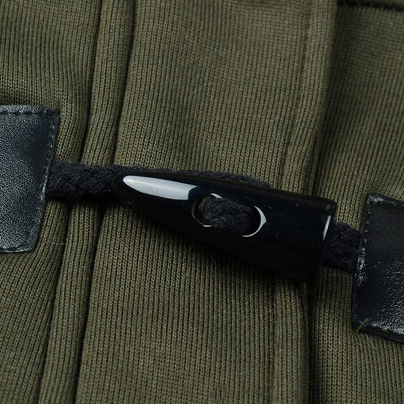 ANSELF толстовки Женская куртка с капюшоном 3XL 5XL плюс размер теплая Дафлкот пуговица для пальто молния спереди Зимняя парка пальто; женская верхняя одежда