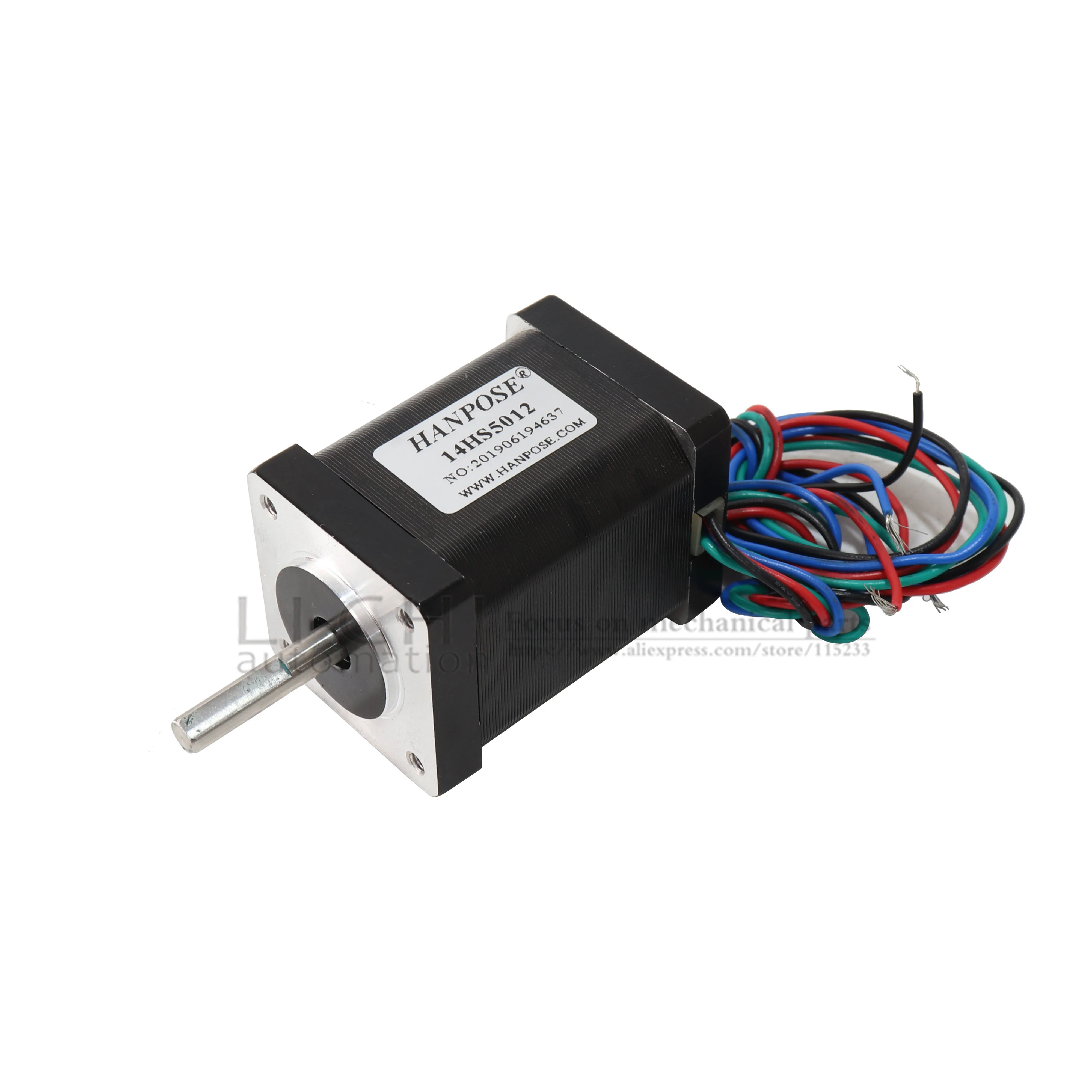 Шаговый двигатель 14HS5012 4 lead 0.30N.m / Nema 14 35x50 мм NEMA14 для гравировально фрезерного