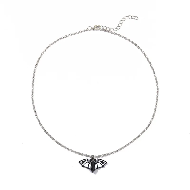 

Подвеска «летучая мышь» в простом стиле на Хэллоуин, ювелирное изделие для мужчин и женщин, ожерелье, подарки