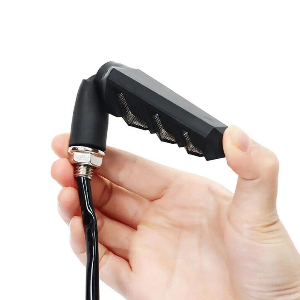 

4Pcs LED Motorcycle Turn Signal Light Lamp Sequential Flowing Indicator Light Amber Running Light Universal for most motorcycles