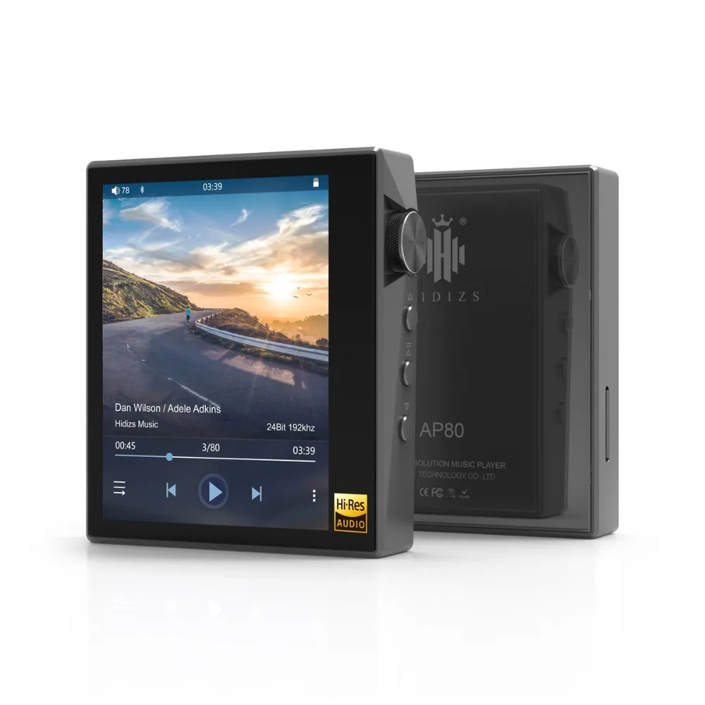 Ультрапортативный плеер Hidizs AP80 музыкальный mp3 с высоким разрешением ES9218P Bluetooth
