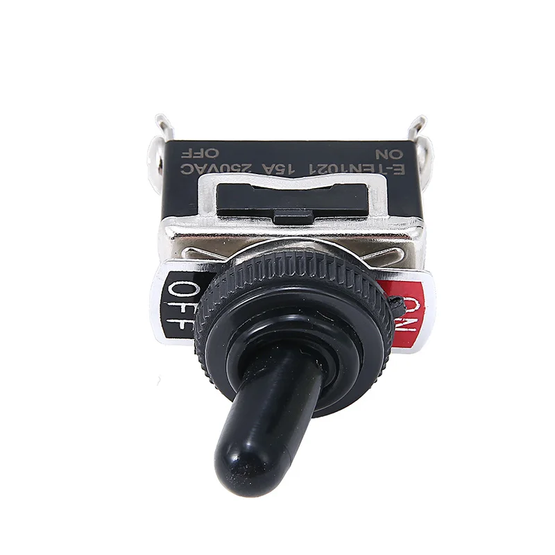 1pcs Heavy Duty Miniature On Off Small SPST Toggle Switch with Waterproof Cover 12V Lighting Accessories | Обустройство дома