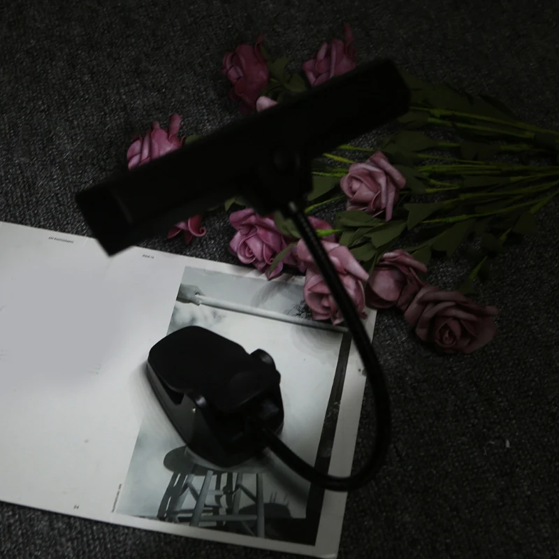 Светодиодная настольная лампа J60A с гибкой фотолампой для спальни офиса