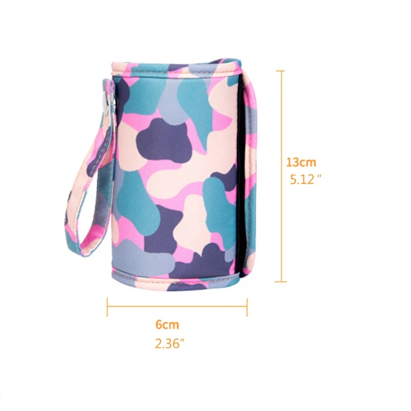 

USB Baby Bottle Warmer Insulation Thermostat Food Heater Bag Infant Feeding Bottle Heating Cover Portable Travel Newborn