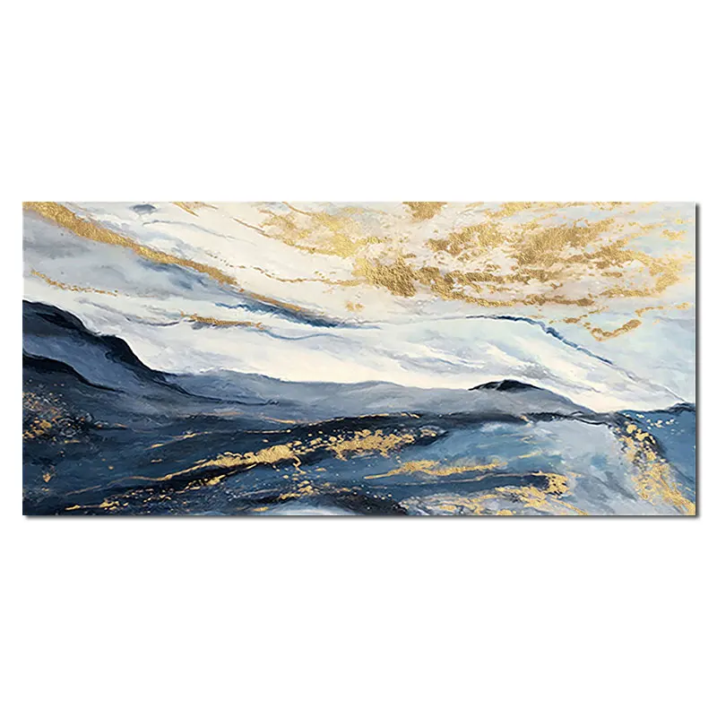 

Modern Abstract Handmade Art Painting Seawave Canvas Painting Nordic Print Wall Art Posters for Living Room Decoration