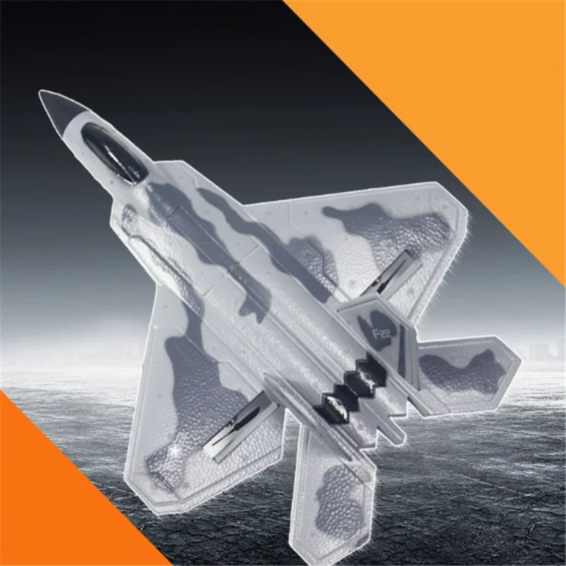 F22 пульт дистанционного управления детский игрушечный истребитель фиксированное крыло сменная батарея зарядка самолет устойчивость к падению пена модель планера