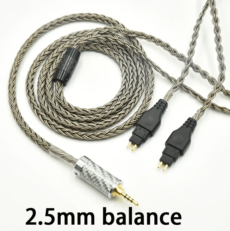 

Balanced 2.5mm 4.4 6.5 xlr stereo16 Core 7N OCC Earphone Cable For Sennheiser HD580 HD600 HD650 HD25 HD660S hd565 hd545 upgrade