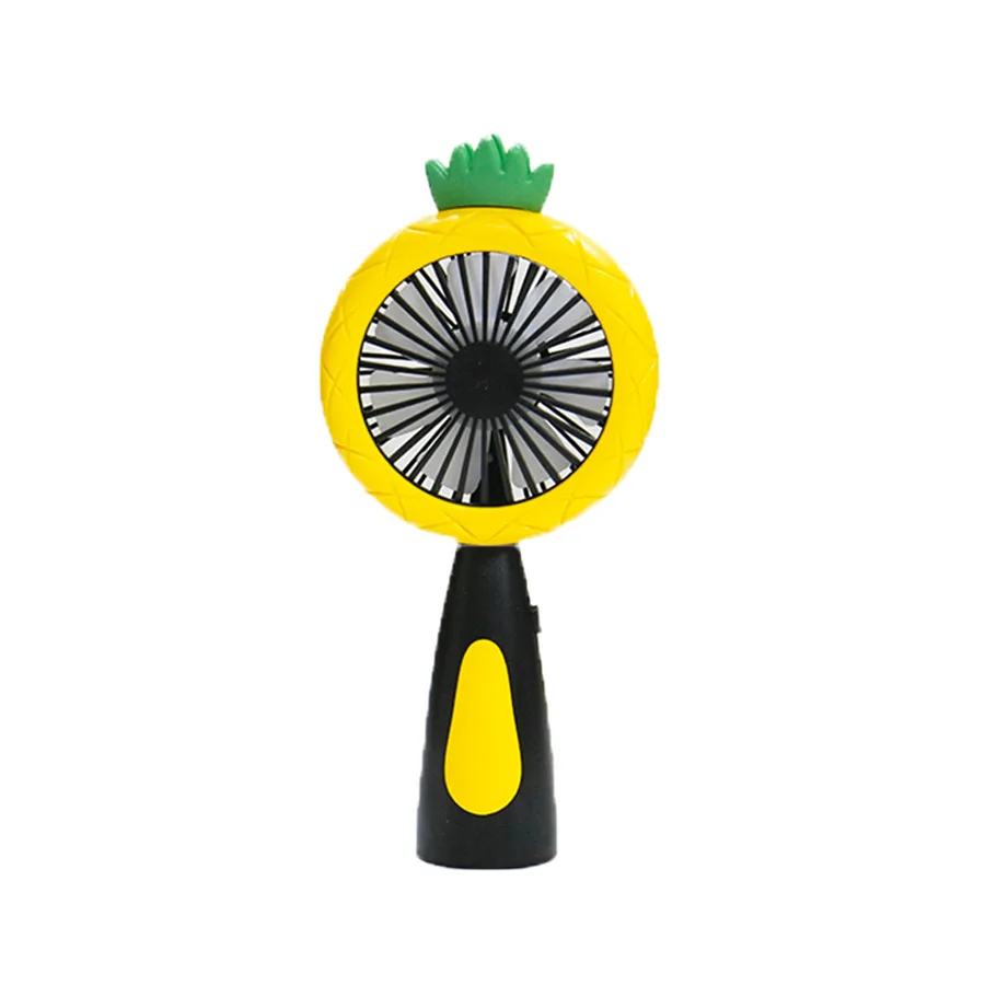 

Fashion Trend Handheld Fruit Simple Desktop Mini Fan Creative Colorful Night Light Rechargeable Portable Fan