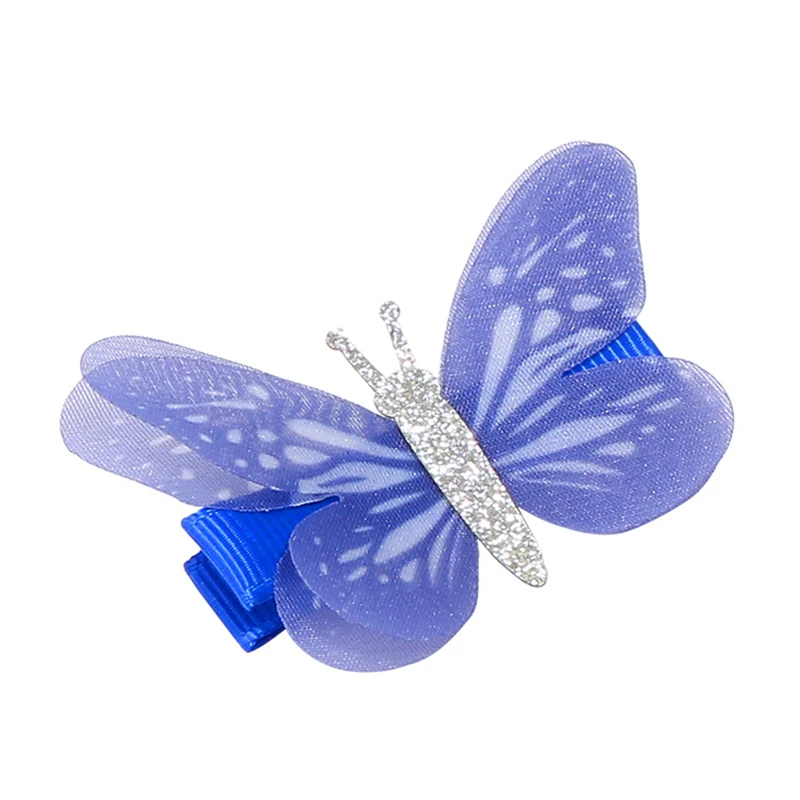 24 pieces/lot Baby kids girl retro butterfly hairpin fairy hair clip princess accessories for Children's | Детская одежда и