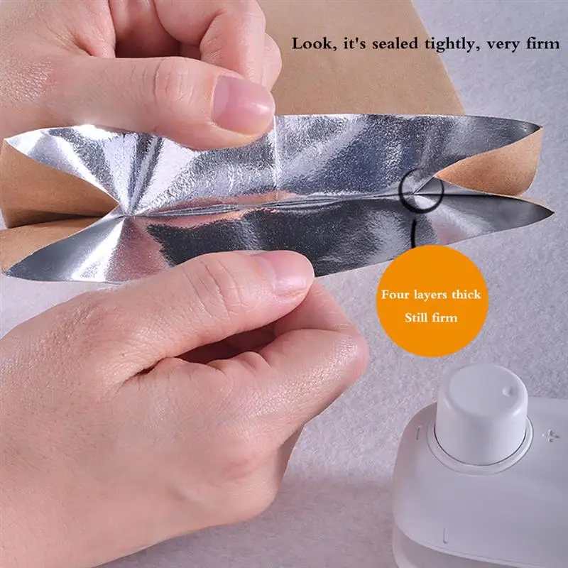 1 шт. Мини Портативный Термоупаковщик 2 в ручной резак портативный чип упаковщик