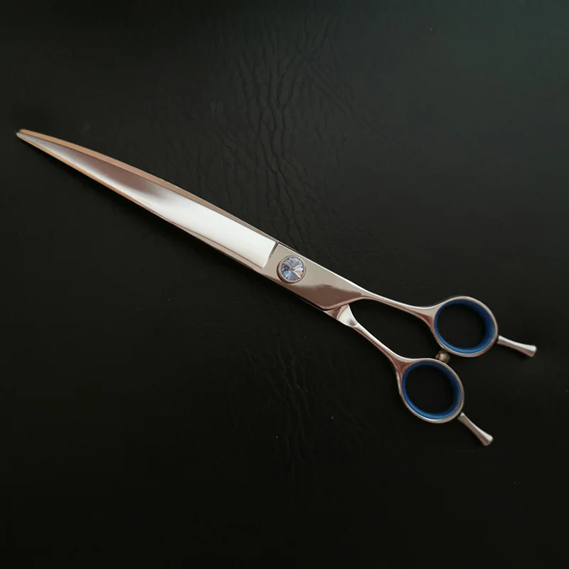 8-дюймовые ножницы большого размера с изогнутым лезвием для груминга собак | Дом и