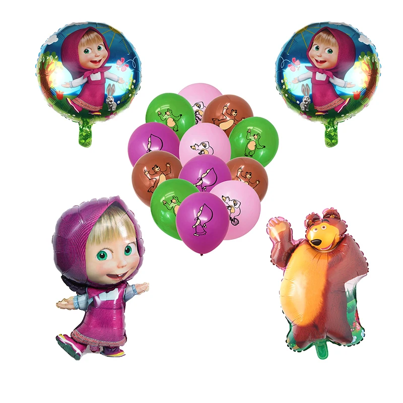 

Cartoon Bear Theme Balloon Set for Baby Shower Birthday Party Decoration Kids Toy Globos