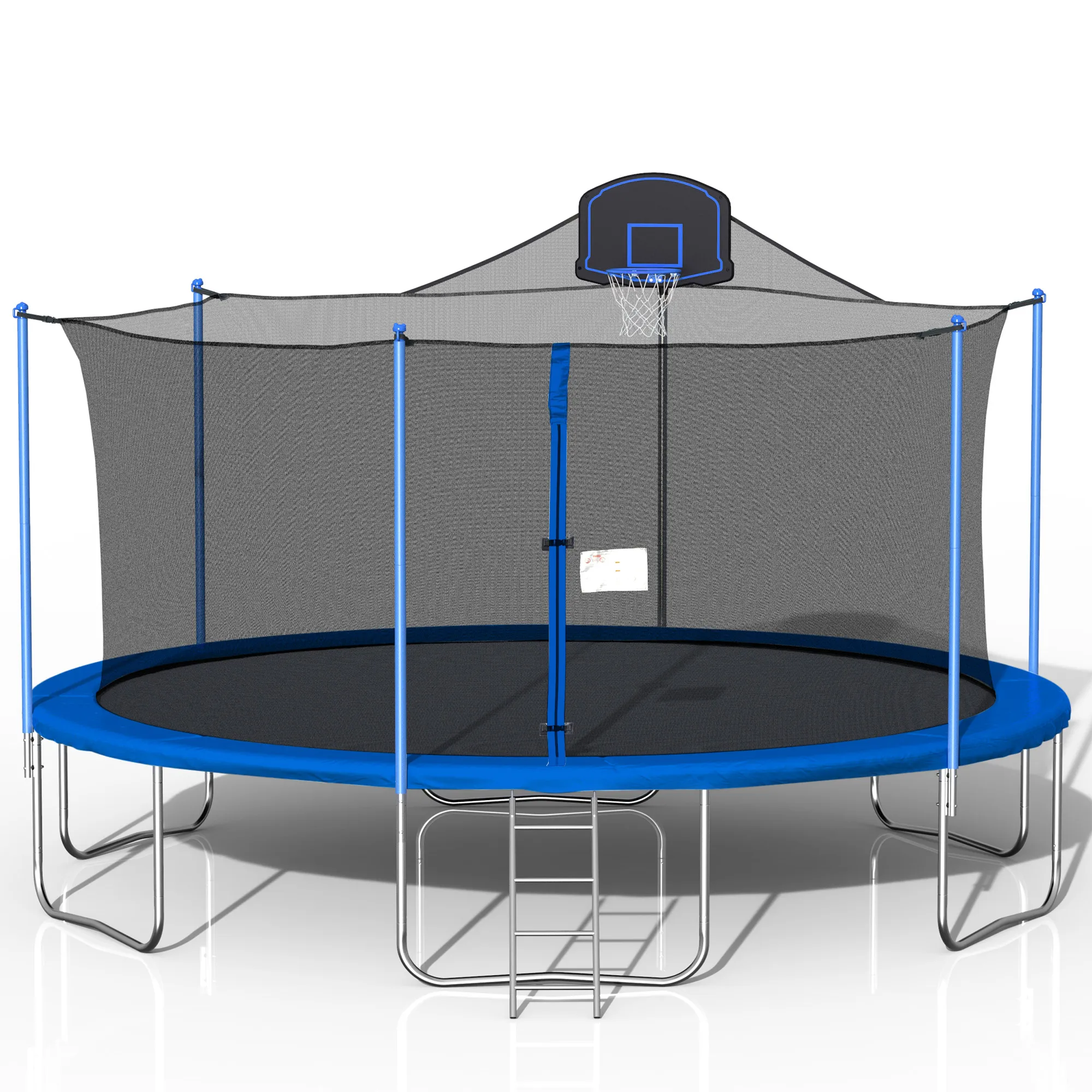 

Круглый комнатный батут с защитной сеткой, прыгающая кровать, уличные батуты, тренировочная кровать, фитнес-оборудование с задней панелью