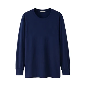 Футболка мужская хлопковая, с длинным рукавом, большого размера, зима-осень, размера плюс