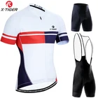 X-Tiger велосипедная одежда, летняя быстросохнущая одежда для спорта на открытом воздухе, велосипедная одежда для мужчин, ударопрочный 5D гелевый коврик, велосипедные шорты, Джерси, комплекты