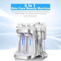 portable 6 in 1 microdermoabrasion facial skin management dermabrasion beauty hydrafacial machine