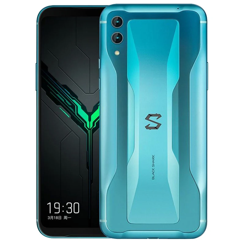 Игровой телефон Xiaomi Black Shark 2, 8 ГБ, 256 ГБ, смартфон, Восьмиядерный процессор Snapdragon 855, камера 6,39 дюйма, 48 МП, 19,5: 9, полный экран - Цвет: Blue