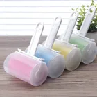 1 шт. Портативный моющиеся ролик очиститель ворса липкие выбора ПЭТ волос пуха кисть для удаления Многоразовые липкие ролики инструменты для чистки