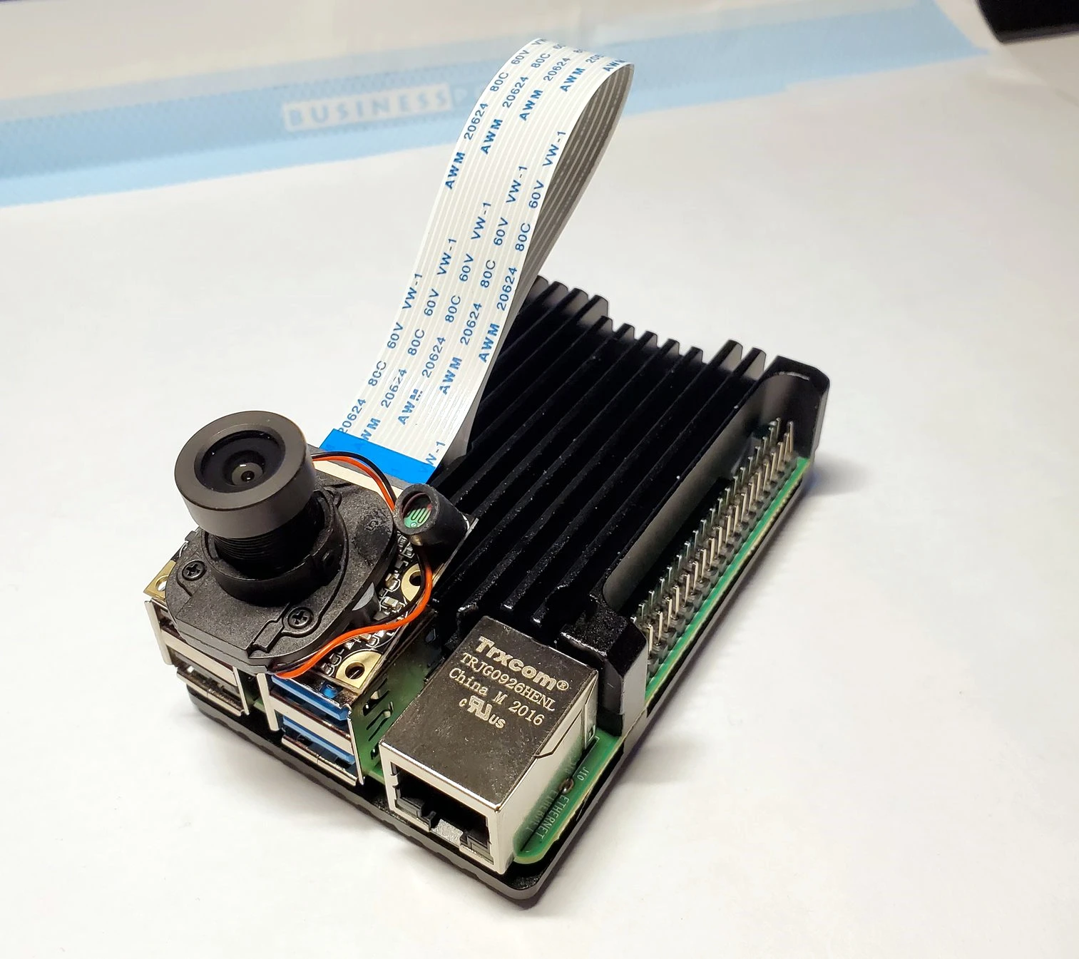 Алюминиевый Чехол для Raspberry Pi 4 Model B защитный корпус из Пассивного Охлаждения и