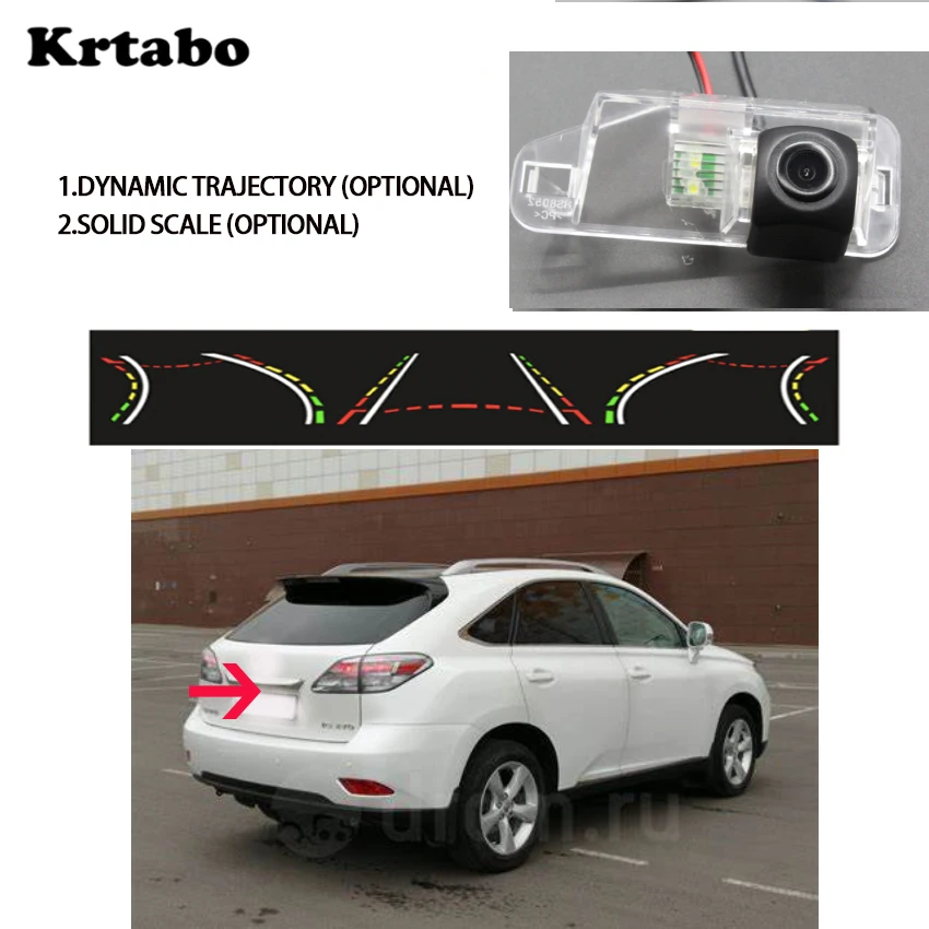 Автомобильная камера starlight заднего вида с ночным видением для Lexus RX270 RX 270 2013-2015 Hd CCD