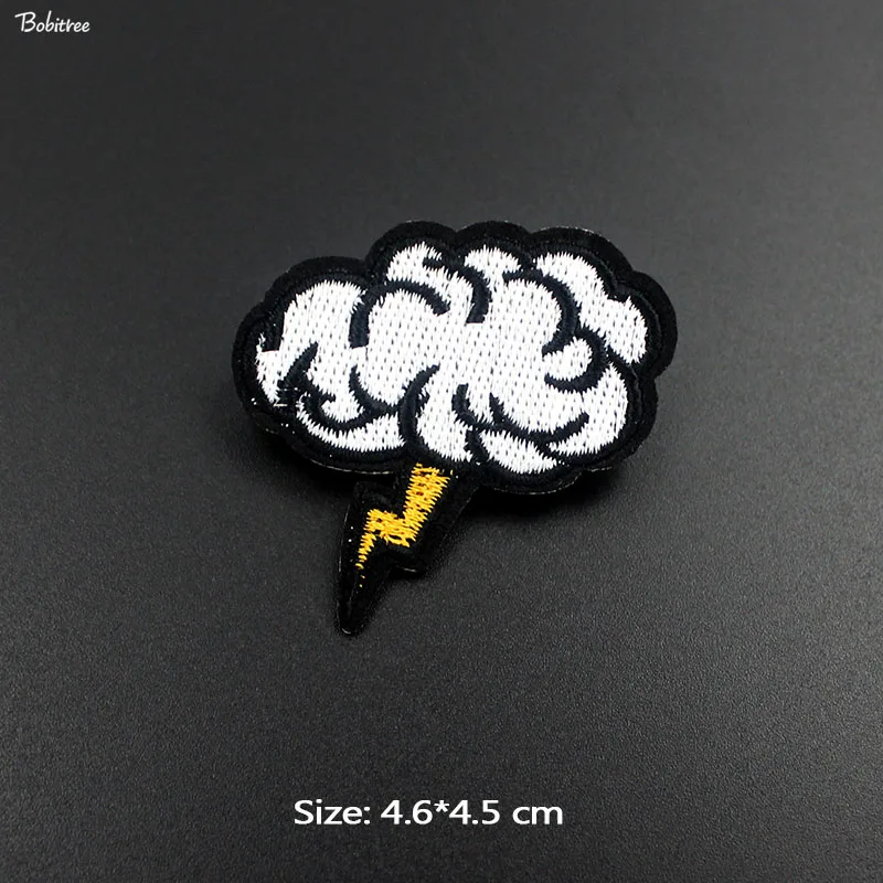 Вышитые наклейки маленького размера с рисунком облаков|Заплатки| |