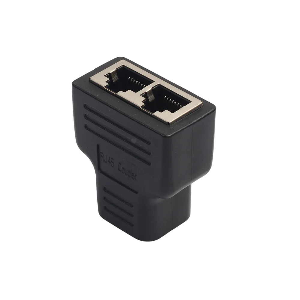 Разветвитель RJ45 с 1 на 2 портами Мама CAT 5/CAT 6|Компьютерные кабели и разъемы| |